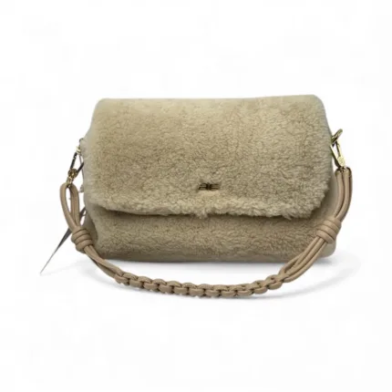 Borsa Abro Cross Body Bag POPPY small in Teddy Beige con Tracolla art. 030931-91