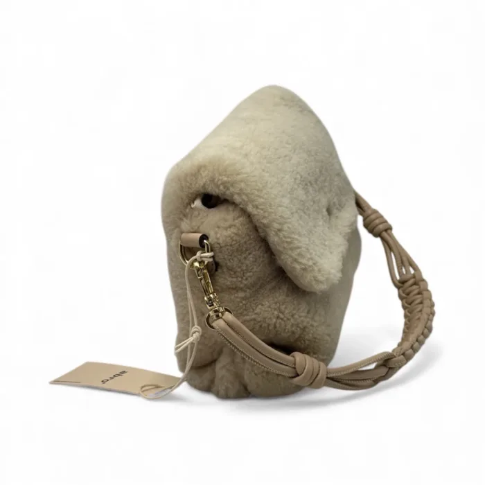 Borsa Abro Cross Body Bag POPPY small in Teddy Beige con Tracolla art. 030931-91, foto 2 di 3