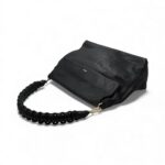 Borsa Abro Shoulder Bag KAIA media in pelle Nera con Tracolla - immagine 2