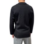 Giacca Lardini con Tasche a Toppa in Maglia in Pura Lana Nera Art. AALJM79 AA65035 999 - immagine 2