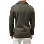 Giacca Lardini con Tasche a Toppa in Maglia in Pura Lana Verde Art. CNCLJM56 CN65000 500 - immagine 3