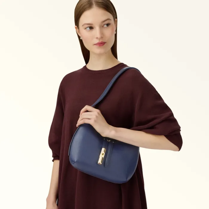 Borsa A Spalla S  Furla Goccia Blu art. WB01500 BX3353 4852S, foto 2 di 5