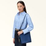 Borsa Secchiello A Spalla Furla Roxie Blu Indigo art. WB01875 ARE000 6G000 - immagine 2