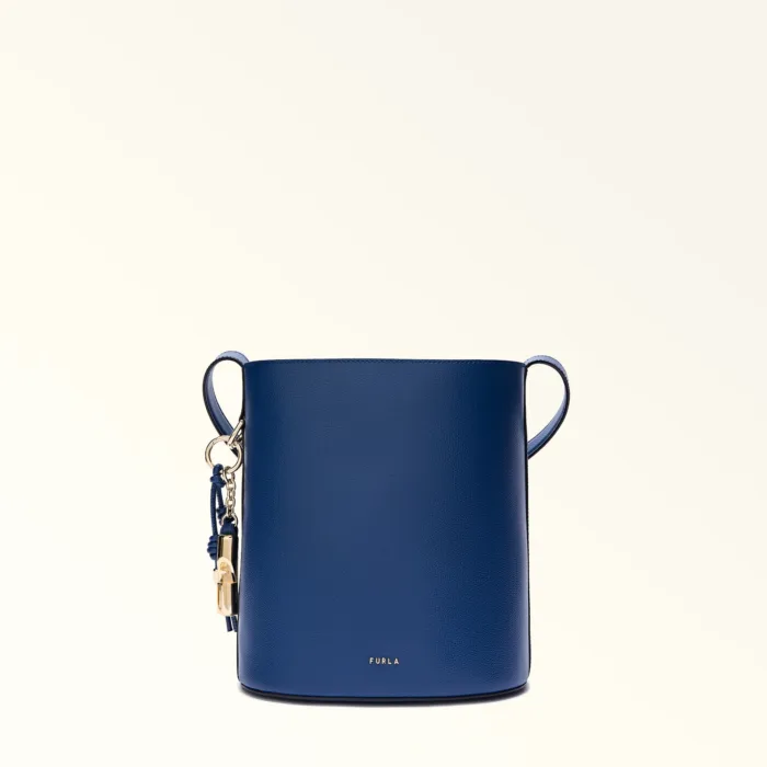 Borsa Secchiello A Spalla Furla Roxie Blu Indigo art. WB01875 ARE000 6G000, foto 1 di 4