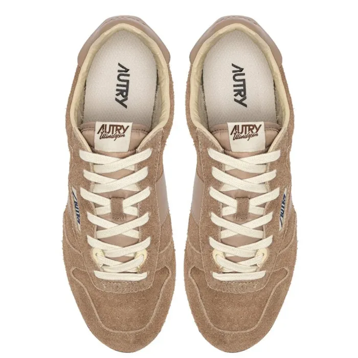 Sneakers Autry Windspin Donna in Camoscio Tortora art. WLSW UA02, foto 5 di 5