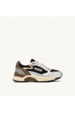 Sneakers Autry Hyperway Donna in Pelle Argento e Dettagli Neri art. HYLW EM04