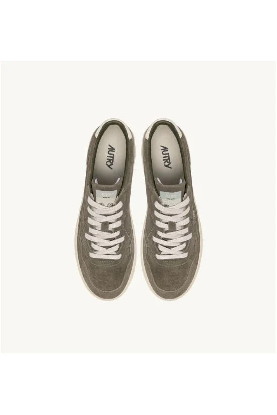 Sneakers Autry Uomo in Camoscio Verde Muschio Spoiler Bianco art. AULM UH04, foto 3 di 3
