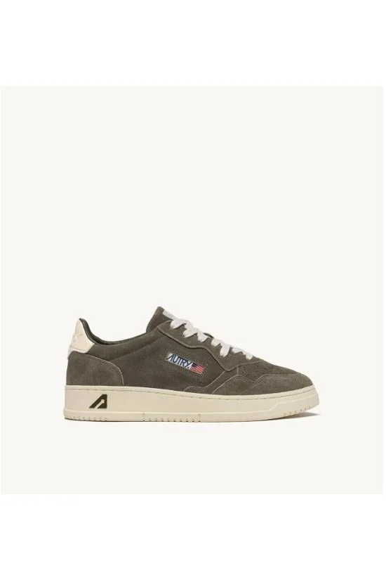 Sneakers Autry Uomo in Camoscio Verde Muschio Spoiler Bianco art. AULM UH04, foto 1 di 3
