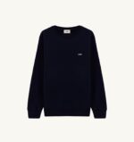 Felpa Girocollo Autry in Cotone Garzato Blu Art. SWPM A1JB