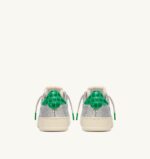 Sneakers Autry Dallas Donna con Paillettes Argento e Spoiler Verde art. ADLW TI01 - immagine 3