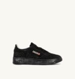 Sneakers Autry Donna In Camoscio Nero con Strass art. AULW NA02
