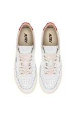 Sneakers Autry Donna In Pelle Bianca e Spolier Arancio art. AULW TB03 - immagine 2