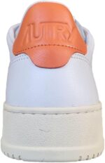 Sneakers Autry Donna in pelle Bianca con spoiler Arancione art. AULW LL26 - immagine 4