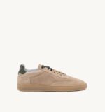 Sneakers Uomo Soldini In Pelle Scamosciata Beige Ecru Spoiler Abete art. Akira Amalfi
