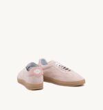 Sneakers Donna Soldini In Pelle Scamosciata Rosa Peonia Pig art. Akira Amalfi - immagine 2