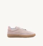 Sneakers Donna Soldini In Pelle Scamosciata Rosa Peonia Pig art. Akira Amalfi