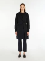 Cappotto 'S MaxMara in pura Lana cucito a Mano Blu  Art. Arona - immagine 2