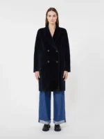 Cappotto 'S MaxMara in pura Lana Roseto Blu  Art. Roseto - immagine 2