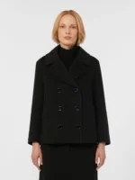 Giacca 'S MaxMara doppiopetto in pura Lana Nero Art. Elise - immagine 2