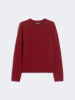 Maglia 'S MaxMara in Lana e Cachemere Rosso  Art. Damasco