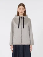 Imbottito Corto MaxMara The Cube con Cappuccio Grigio Chiaro Art. GREENH - immagine 2