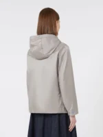 Imbottito Corto MaxMara The Cube con Cappuccio Grigio Chiaro Art. GREENH - immagine 4