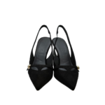 Slingback Furla in Camoscio Nero Tacco 10 cm art. YK87SFE-C10000 - immagine 3