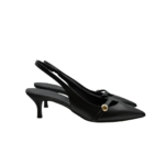 Slingback Furla in Nappa Nera Tacco 6 cm art. YK50SFE-X30000