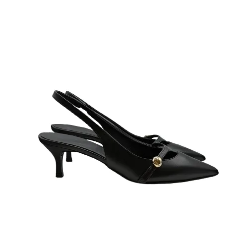 Slingback Furla in Nappa Nera Tacco 6 cm art. YK50SFE-X30000, foto 1 di 5
