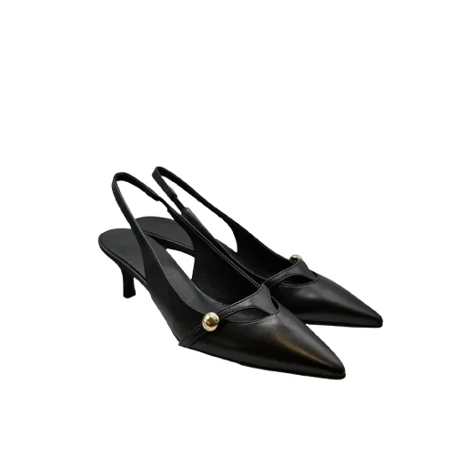 Slingback Furla in Nappa Nera Tacco 6 cm art. YK50SFE-X30000, foto 3 di 5
