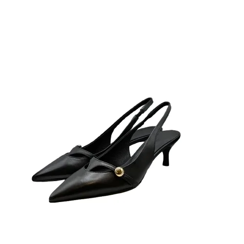 Slingback Furla in Nappa Nera Tacco 6 cm art. YK50SFE-X30000, foto 2 di 5
