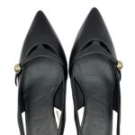 Slingback Furla in Nappa Nera Tacco 6 cm art. YK50SFE-X30000 - immagine 5