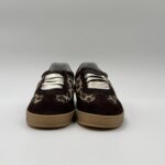 Sneakers Donna Soldini In Pelle Scamosciata Marrone e Cavallino Leopardato art. Akira Amalfi/Leo/Amalfi - immagine 3