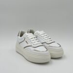 Sneakers Donna Furla in Pelle Bianca e Dettagli Dorati art. YK73NUA - immagine 2