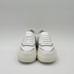 Sneakers Donna Furla in Pelle Bianca e Dettagli Dorati art. YK73NUA - immagine 3
