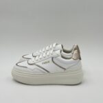 Sneakers Donna Furla in Pelle Bianca e Dettagli Dorati art. YK73NUA - immagine 4