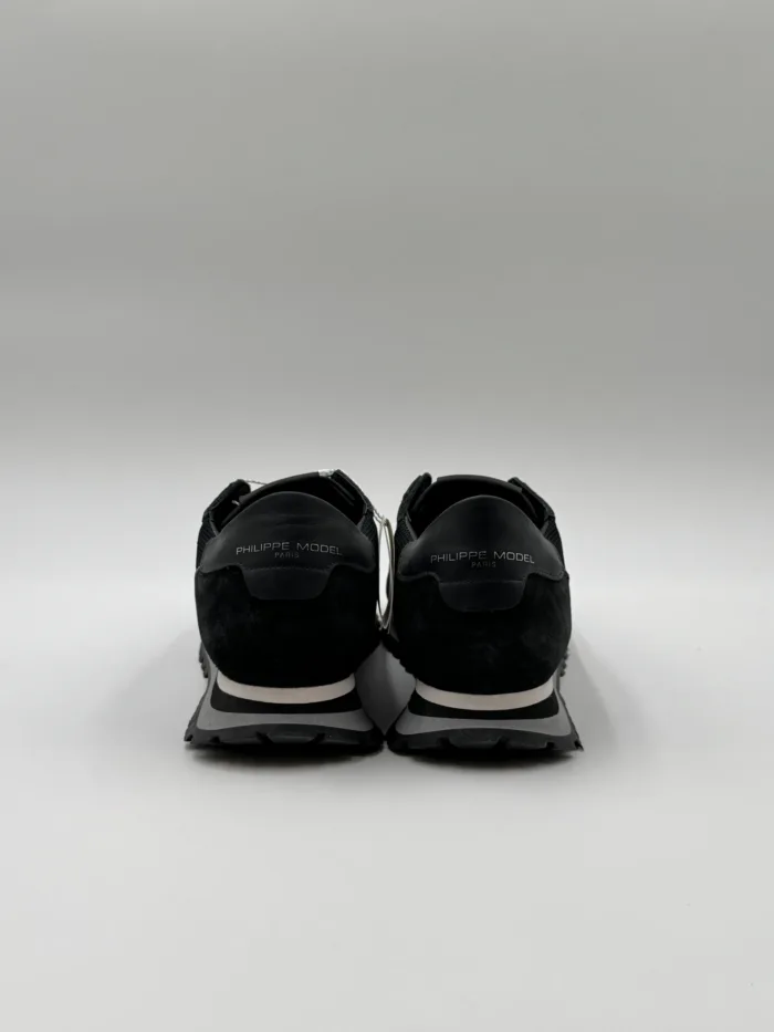 Sneakers Uomo Philippe Model Tropez in Pelle e Camoscio Nero cod. TZLU XI02, foto 5 di 5
