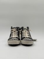 Sneakers Stivaletto Donna Philippe Model Paris Prsx High in Pelle Nera e Borchie art. PRHD SVV1 - immagine 3