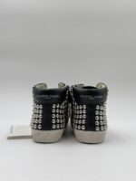 Sneakers Stivaletto Donna Philippe Model Paris Prsx High in Pelle Nera e Borchie art. PRHD SVV1 - immagine 5