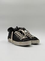Sneakers Stivaletto Donna Philippe Model Paris Prsx High in Pelle Nera art. PRHD HE02 - immagine 4