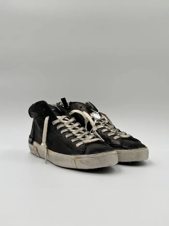 Sneakers Stivaletto Donna Philippe Model Paris Prsx High in Pelle Nera art. PRHD HE02, foto 4 di 5