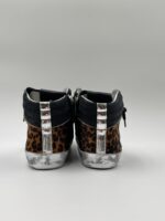 Sneakers Stivaletto Donna Philippe Model Paris Prsx High in Cavallino Maculato e Glitter art. PRHD VGA1 - immagine 5