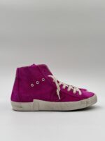 Sneakers Stivaletto Donna Philippe Model Paris Prsx High in Camoscio Fucsia art. PRHD DS18