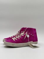 Sneakers Stivaletto Donna Philippe Model Paris Prsx High in Camoscio Fucsia art. PRHD DS18 - immagine 4