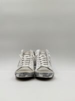 Sneakers Stivaletto Donna Philippe Model Paris Prsx High in Pelle Bianca e Spoiler Jeans art. PRHD VDD3 - immagine 3