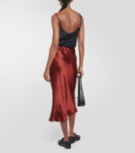 Gonna MaxMara MM in Raso Rosso Art. MMLALESSIO - immagine 3