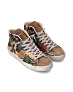 Stivaletto Sneakers Uomo Philippe Model Paris Prsx In Pelle Verde Mimetica e Linguetta in Camoscio cod. PRHU CT01 - immagine 2