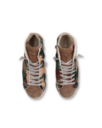 Stivaletto Sneakers Uomo Philippe Model Paris Prsx In Pelle Verde Mimetica e Linguetta in Camoscio cod. PRHU CT01 - immagine 3