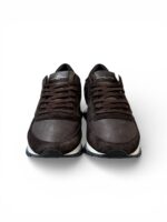 Sneakers Uomo Philippe Model Tropez in Pelle e Camoscio Testa di Moro cod. TZLU XI01 - immagine 3