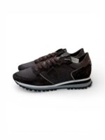 Sneakers Uomo Philippe Model Tropez in Pelle e Camoscio Testa di Moro cod. TZLU XI01 - immagine 4